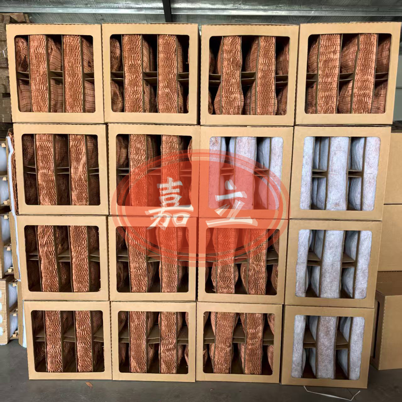 五湖渔场纸盒式干湿过滤器